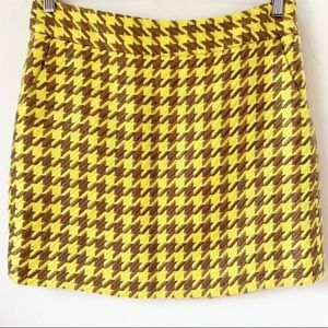 The Limited | Houndstooth Print Mini Skirt 4